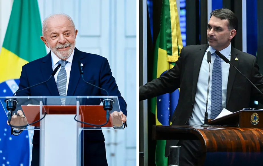 Lula lidera primeiro turno e empata com Flávio Bolsonaro no 2º, diz Quaest