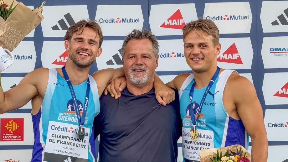 Saut à la perche : les deux frères Collet en famille aux Championnats d'Europe de Birmingham