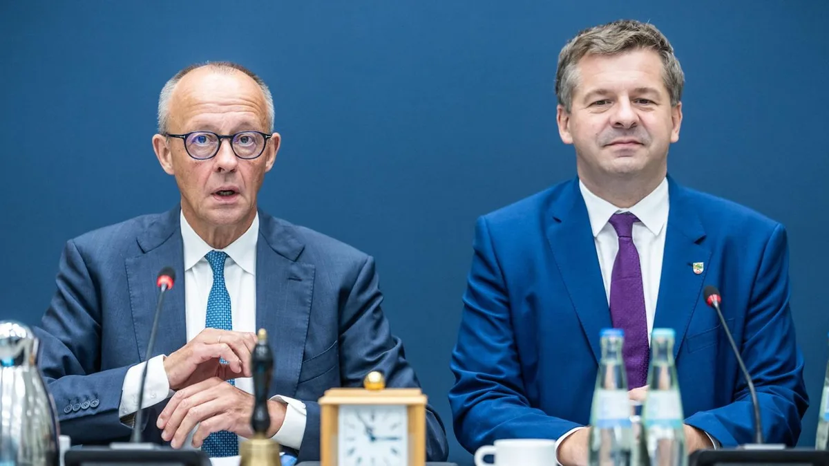 Sachsen-Anhalt: Jetzt live: Kanzler Friedrich Merz äußert sich zum Wahlergebnis