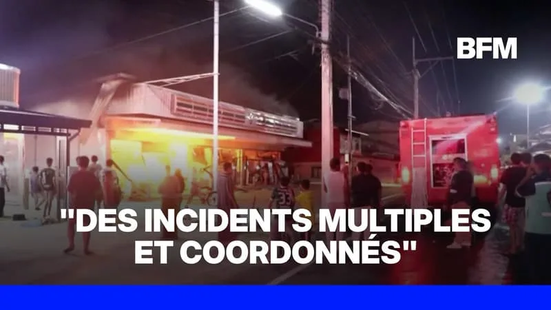 Thaïlande: des dizaines d'attaques “coordonnées” font trois blessés dans le sud