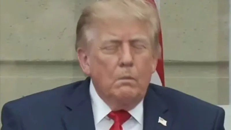White House denies Trump fell asleep at 9/11 memorial