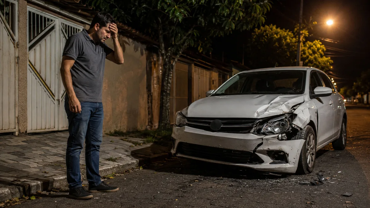 Empresa exige que funcionário pague R$ 9 mil após carro corporativo ser atingido enquanto estava estacionado diante de sua casa