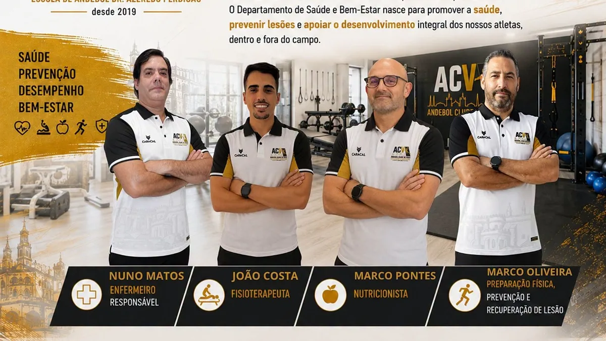 Mercado of Sport’s: Escola de Andebol Dr. Azeredo Perdigão reforça Departamento de Saúde e Bem-Estar para a nova época