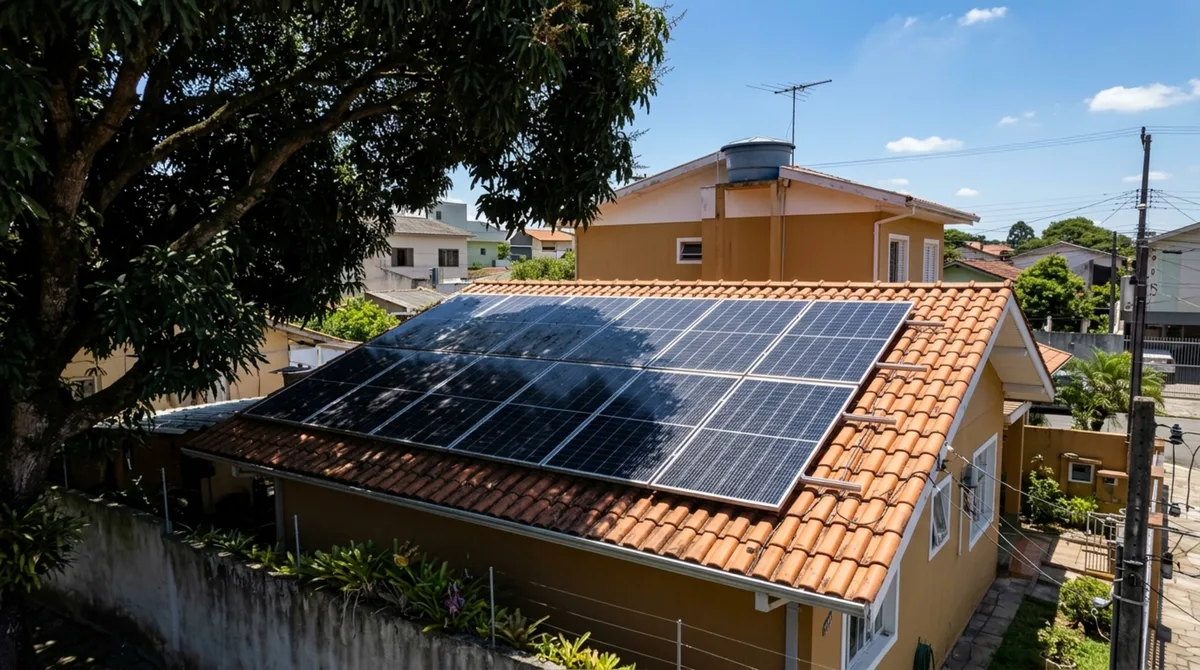 Vizinho instala 12 placas solares no telhado, a árvore do outro lado do muro cresce e faz sombra, e a Justiça decide qual dos dois tem que ceder