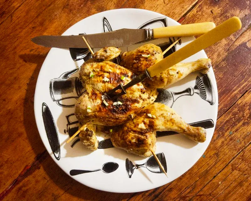 BRAAI DAY: Five ways with a chicken flattie, skewered and grilled
