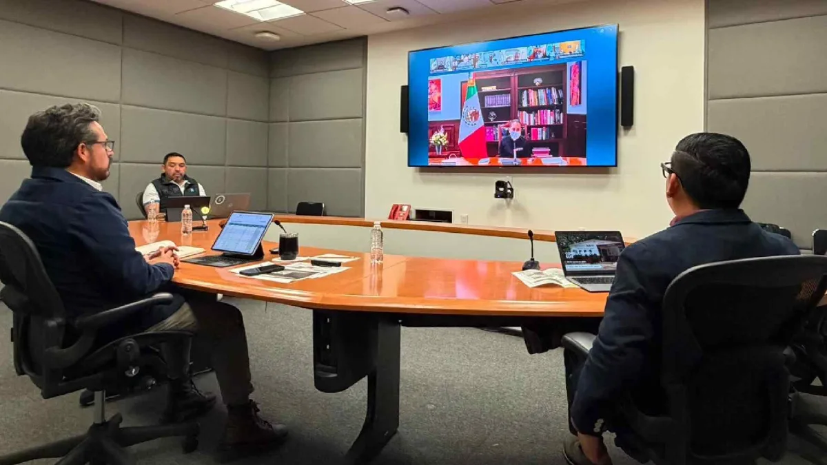 Sheinbaum reaparece en reunión virtual con funcionarios del IMSS a pesar de estár enferma de gripe