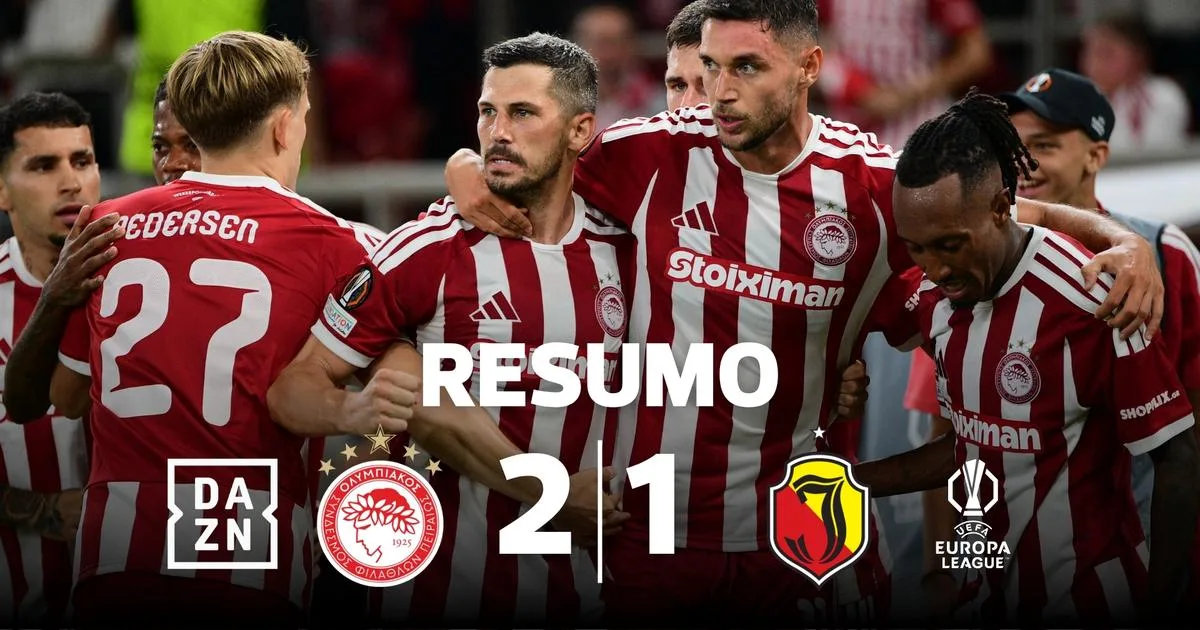 Olympiakos entra a ganhar na Europa, graças a Yaremchuk (resumo)
