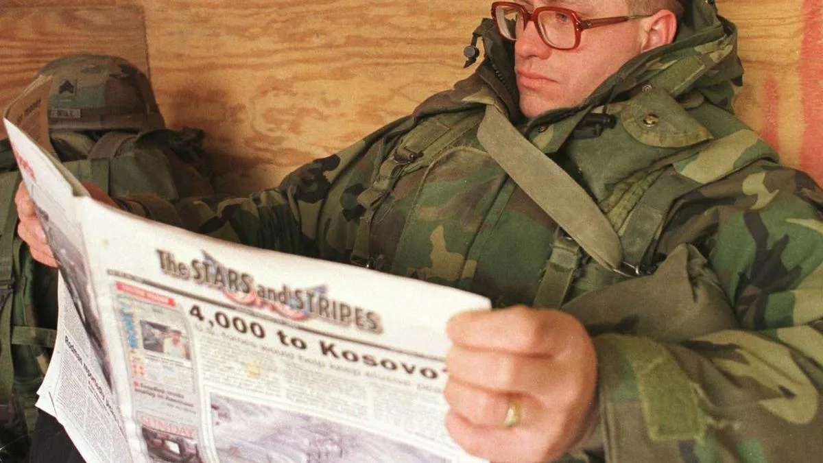 US Pentagon fires editor of Stars and Stripes newspaper