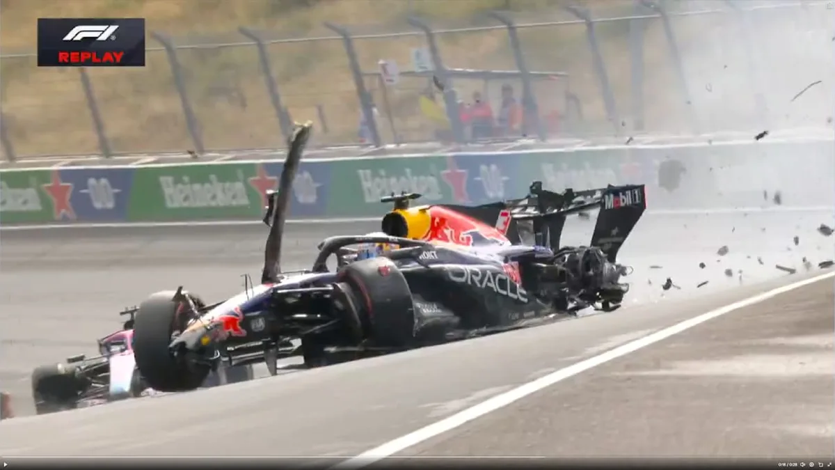 Crash von Max Verstappen - 90 Minuten später gab er schon wieder Interviews