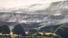 Welsh county becomes global hotspot for carbon emissions after wildfires