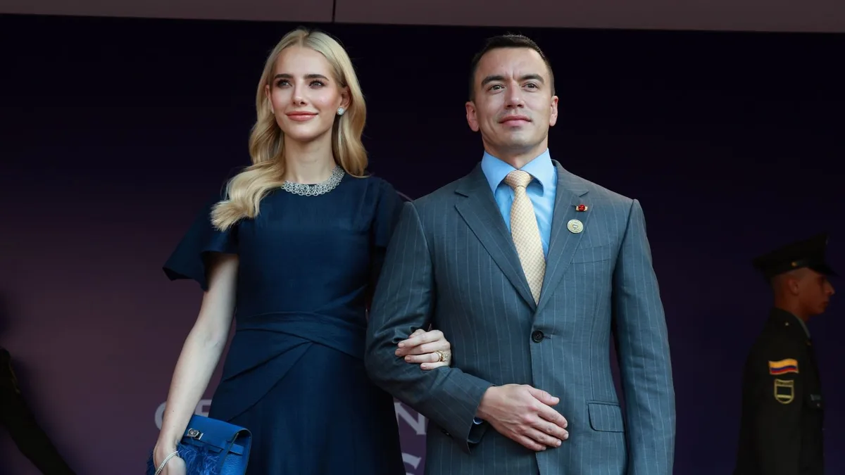 El presidente de Ecuador Daniel Noboa y su mujer pierden el hijo que esperaban tras "una complicación" del embarazo