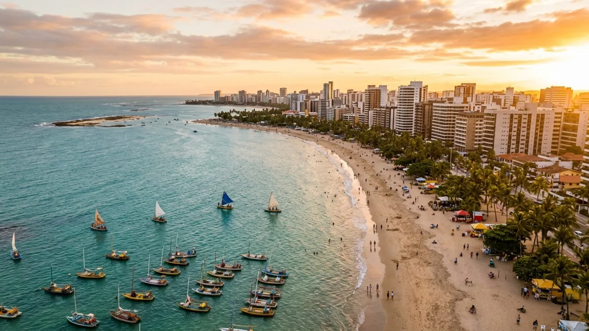 Capital do Nordeste combina uma das maiores áreas urbanas do litoral com praias, lagoas e bairros onde o cotidiano acontece praticamente diante do mar