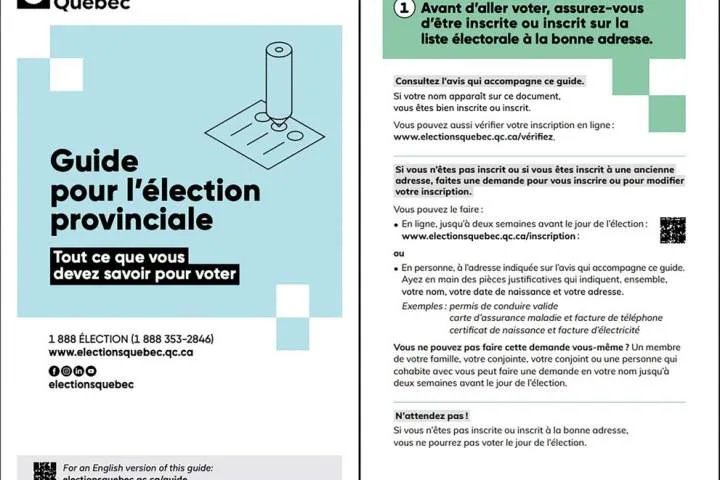 Too late to print voter documents in English, Élections Québec says