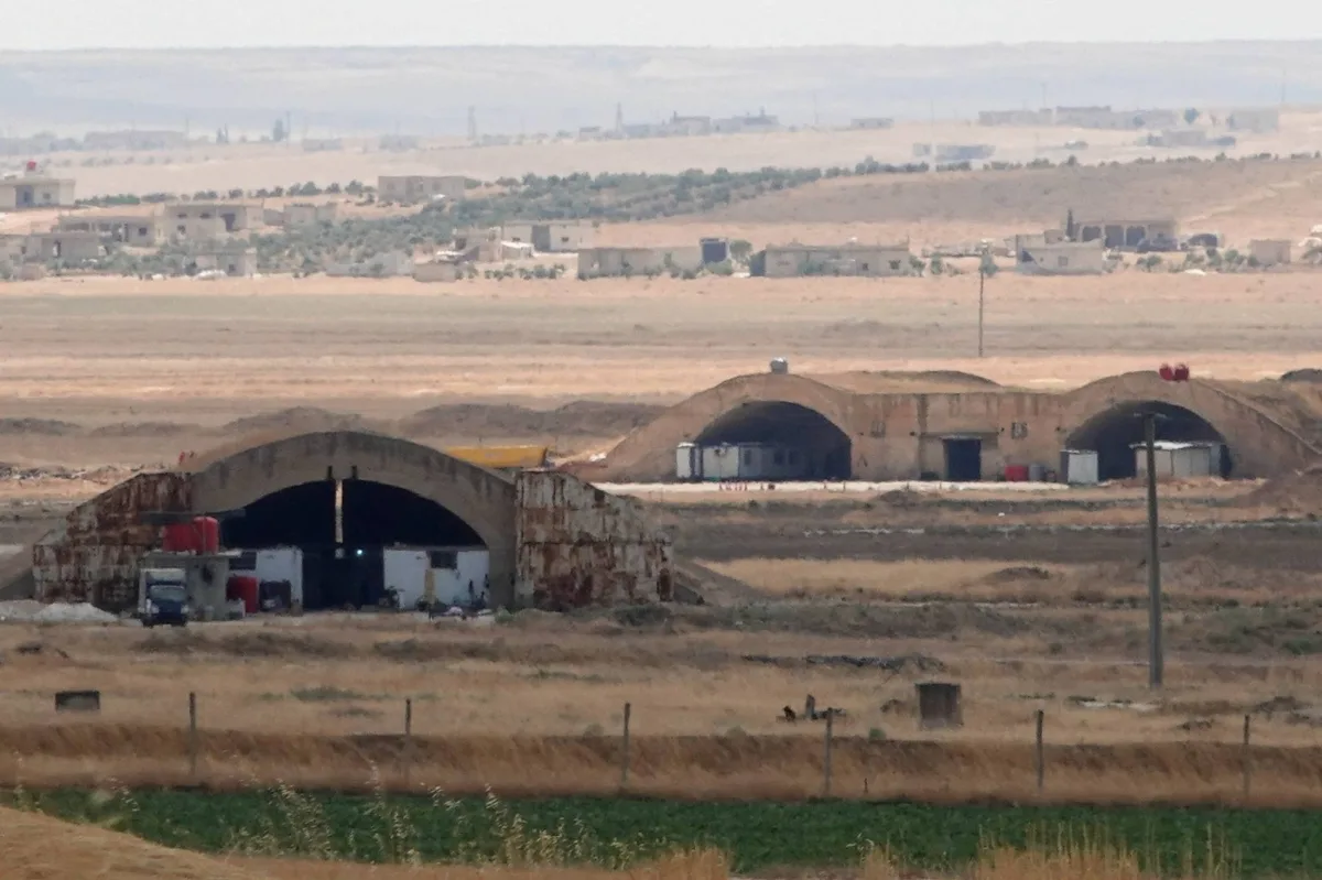 Israeli airstrikes hit Syrian airbase, drawing Turkish condemnation