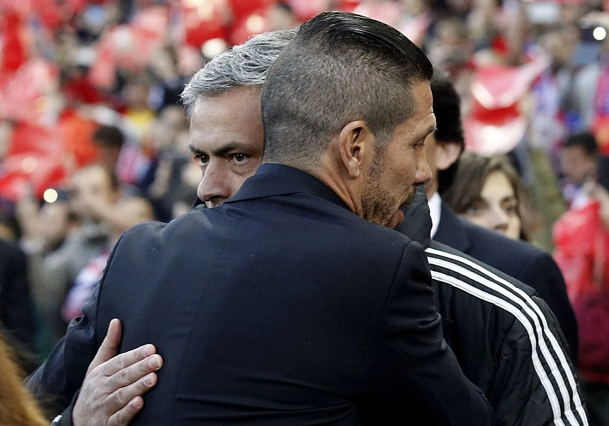 Simeone y Mourinho: rivales, pero compañeros de guerra