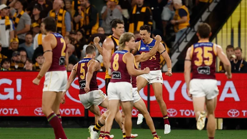 AFL LIVE: McCluggage the hero as Lions break Hawks hearts; Bottles thrown at umpires despite right decision