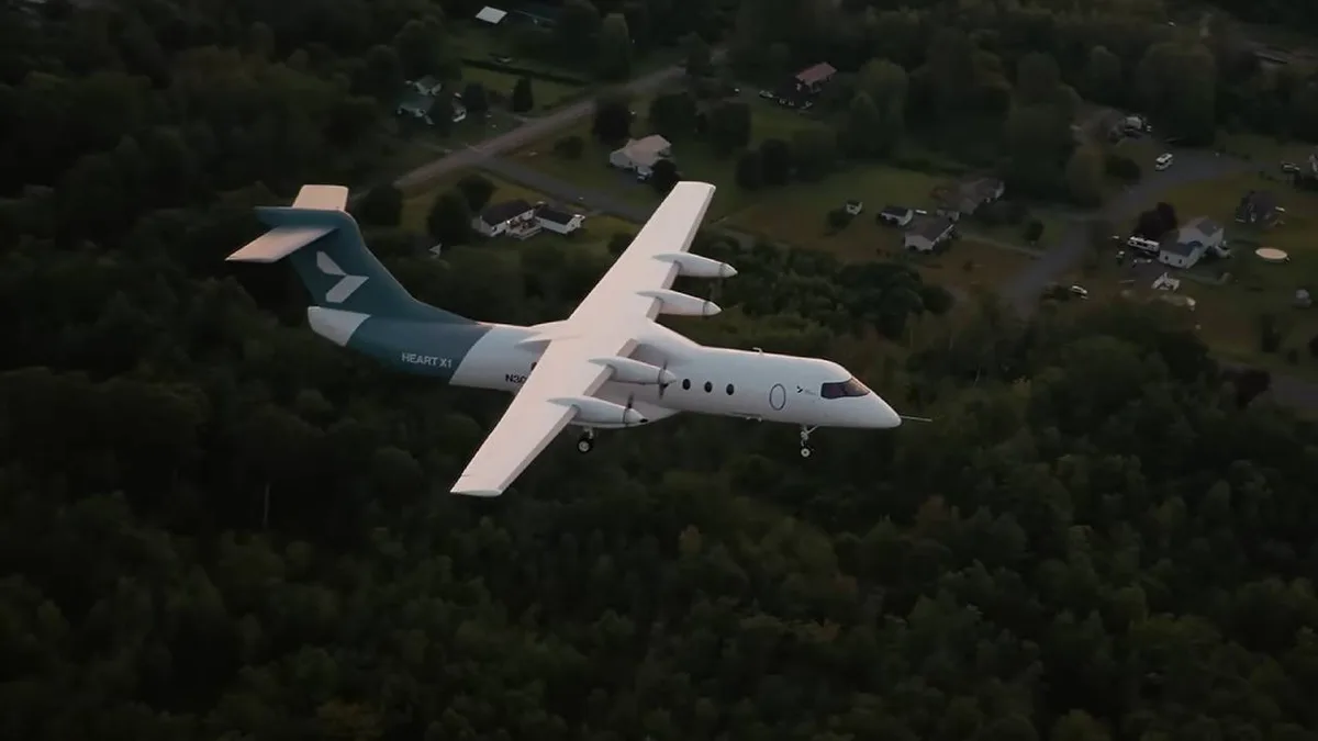 Heart Aerospace’s X1 electric plane flies 27 minutes on $5 of electricity