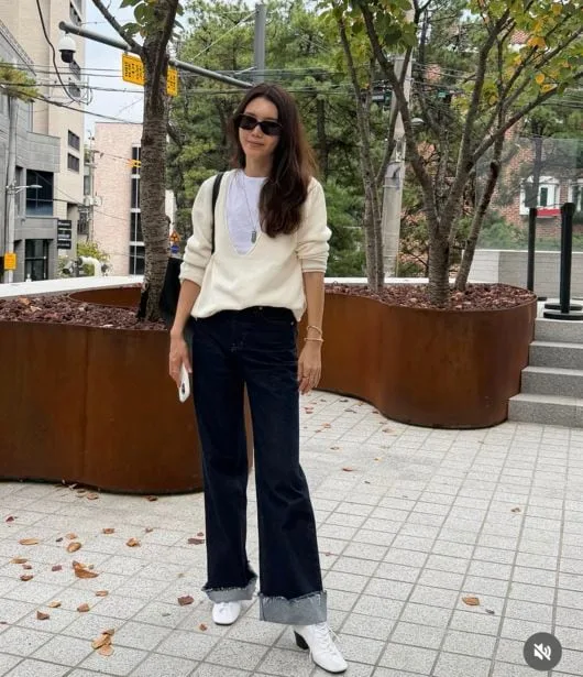 '48세' 채정안, 추석 보내는 팁···제기차기→쇼핑까지