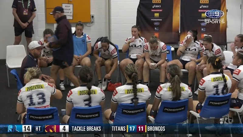 Broncos coach rips into team in sheds