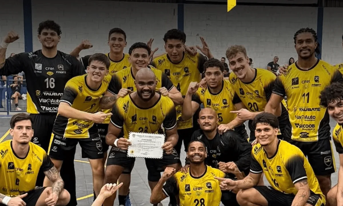 Taubaté goleia o Guarulhos pelo Super Paulistão de Handebol