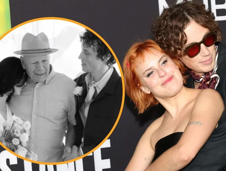 La emotiva reaparición pública de Bruce Willis en la boda de su hija Tallulah