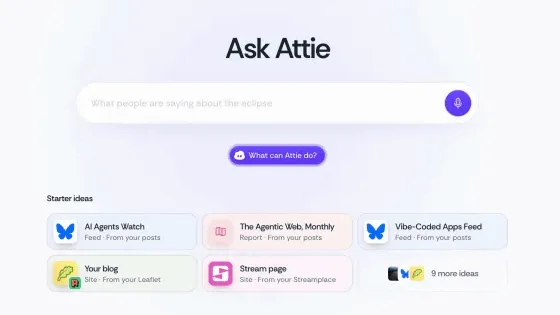 BlueskyのAIツール「Attie」でミニゲームなどのウェブアプリを作成・共有可能に