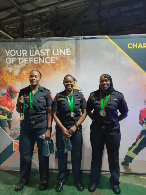 Cape Town firefighters win 21 medals at Toughest Firefighter Alive competition