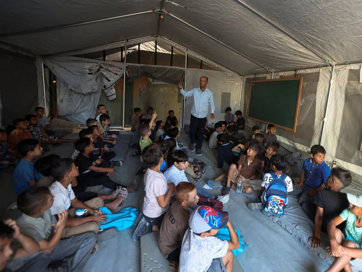 Gaza students return to in-person schooling for first time in 3 years