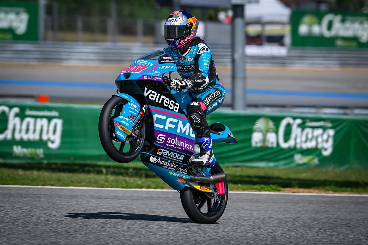 David Alonso dejó sorprendidos a todos en Moto 2: Así fue la remontada en la clasificación del GP de Aragón