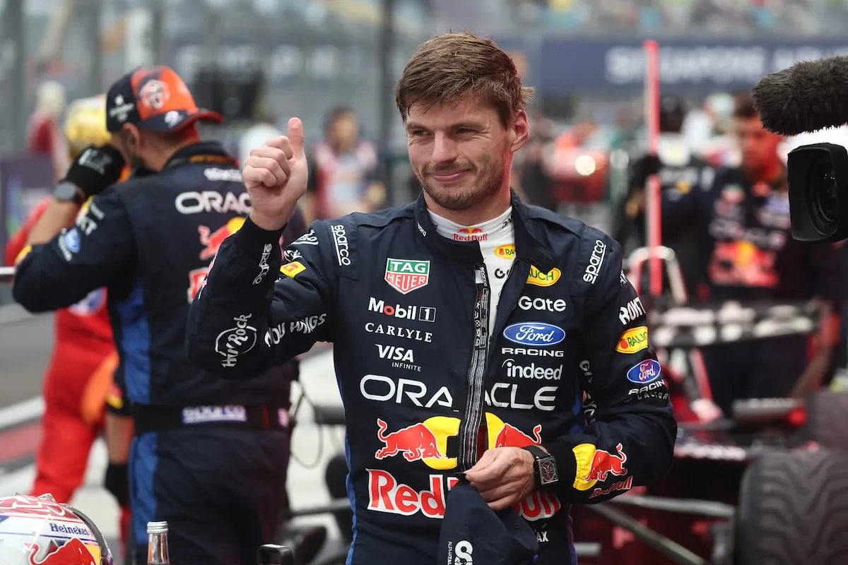 Verstappen wins chaotic Singapore Grand Prix sprint race in wet conditions