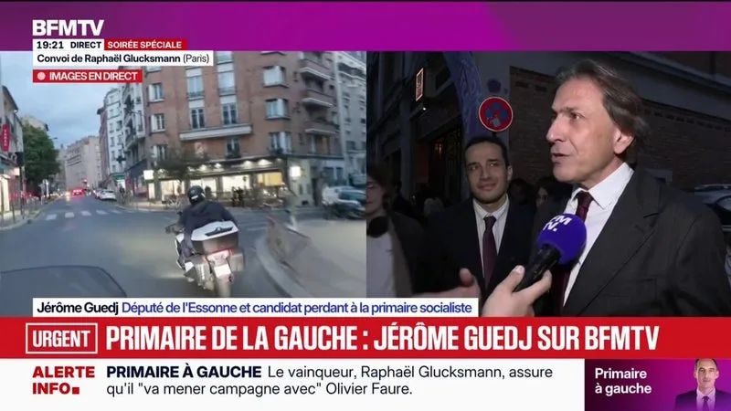 Victoire de Raphaël Glucksmann à la primaire sociale-démocrate: "Nous avons une gauche digne et crédible incarnée" par le vainqueur, déclare Jérôme Guedj