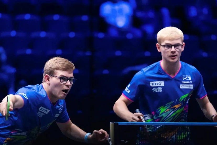 Sixième demi-finale de Grand Smash en onze tournois : deux droitiers en double, une association peu courante mais réussie pour les Lebrun