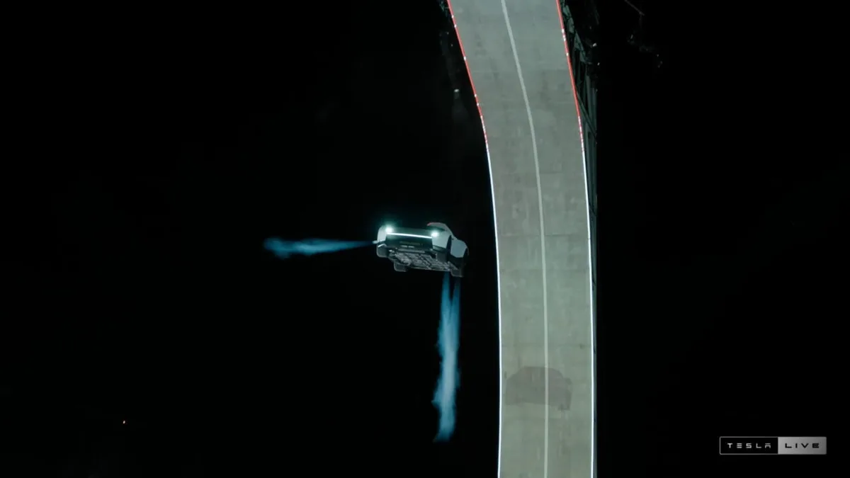 Tesla’s New Roadster Can Somehow Do Corkscrews in the Air (Without Exploding—Yet)