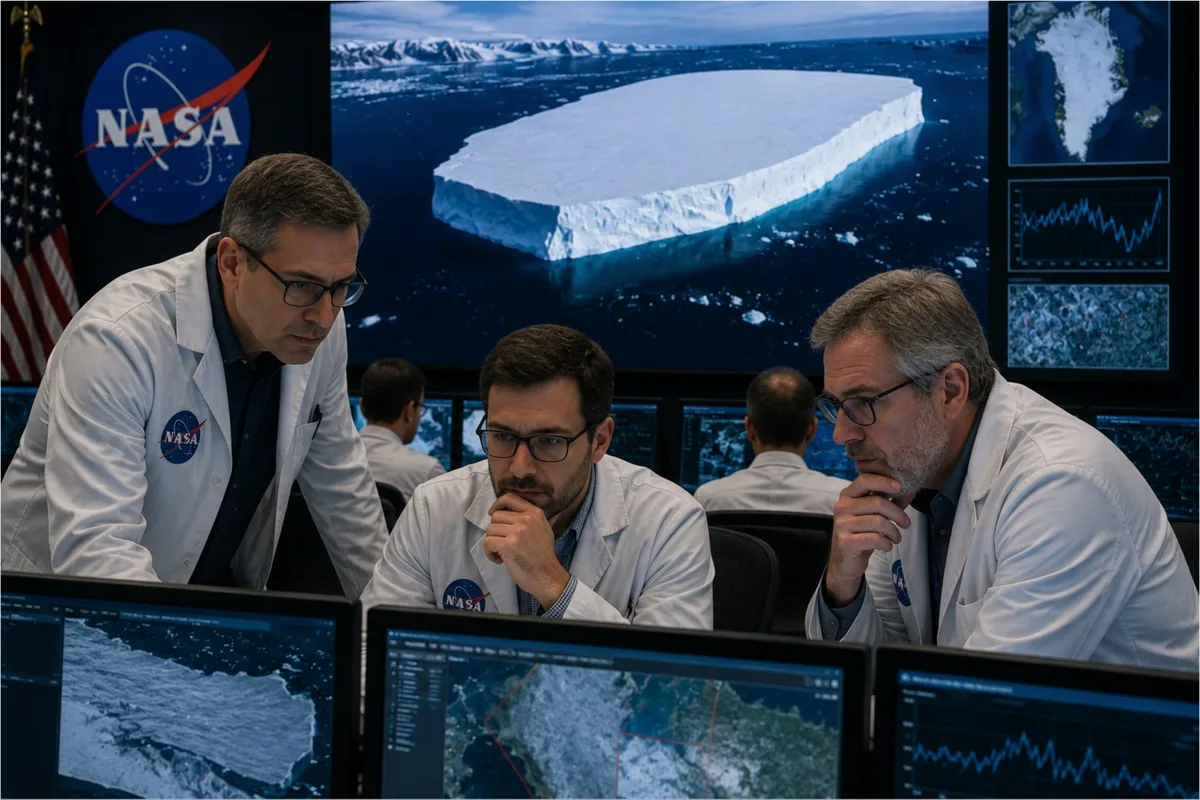 La NASA revela que hay un iceberg cinco veces más grande que el Central Park de Nueva York: está en la costa de Groenlandia