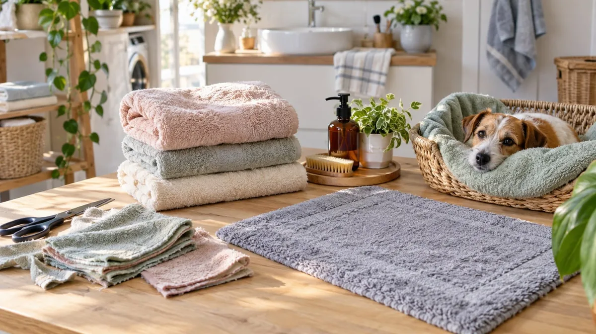Si tenés toallas viejas o rotas en casa, poseés un tesoro: 5 ideas para reutilizarlas en el hogar y no tirarlas a la basura