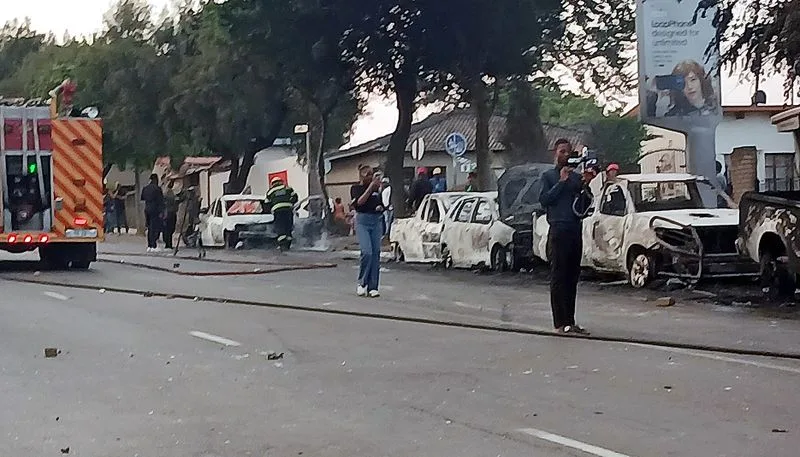 STREETS OF FURY: Ten cars torched as xenophobic violence erupts in Soweto