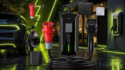 Anzeige: VoltBox Mobile Wallbox 11kW mit CEE-Adapter jetzt wieder zum Tiefpreis bei Amazon
