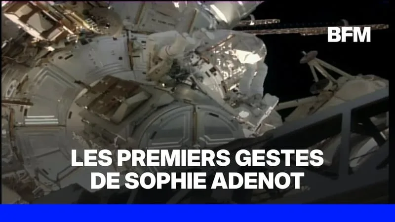 Sophie Adenot: les premiers gestes de l'astronaute française dans l'espace