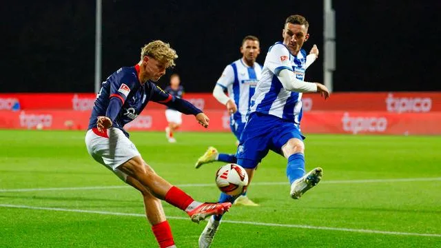 2. Fußball-Bundesliga: 0:0 beim Schlusslicht: Herthas Siegesserie reißt in Kiel