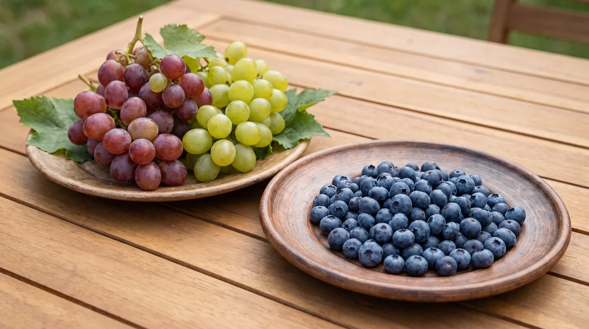 Uvas y arándanos: cómo cambia su efecto sobre el azúcar en sangre