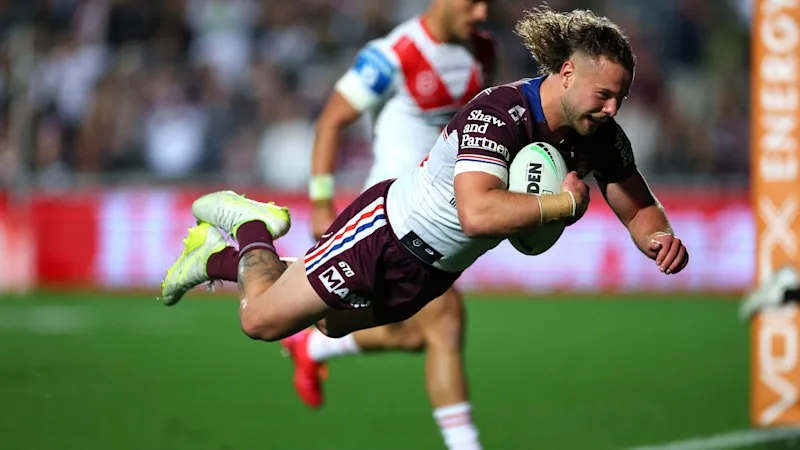 Manly thump Dragons, but fumble denies fans moment they were waiting for