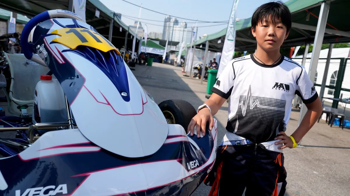 Fiery crashes and costly karts do little to deter Hongkonger Han from chasing F1 dream