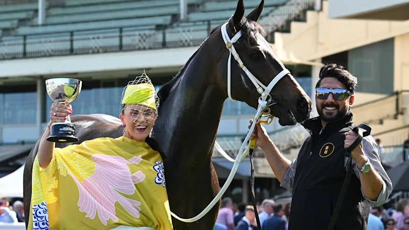 Nat Young told her partner to fork out $70k for a horse. On Saturday, they could land a $1.8m return
