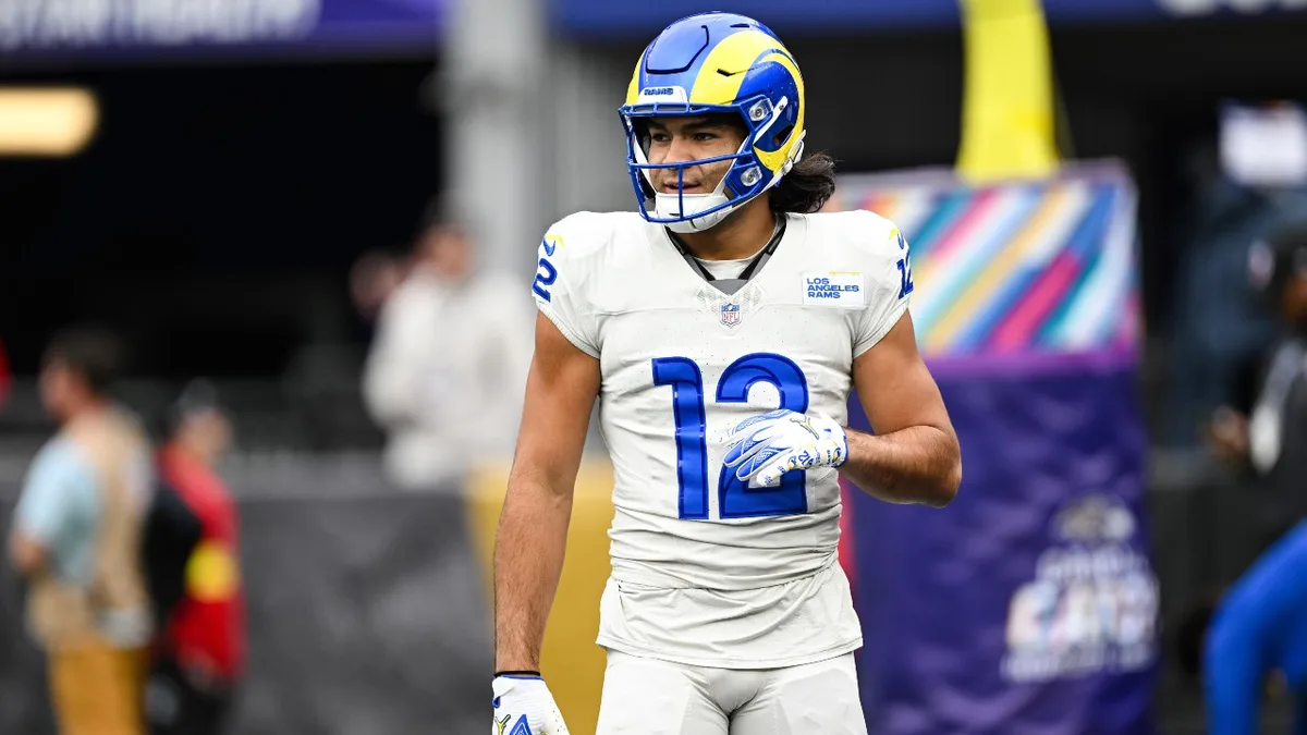 Rams’ Puka Nacua questionable to play against Giants with groin injury
