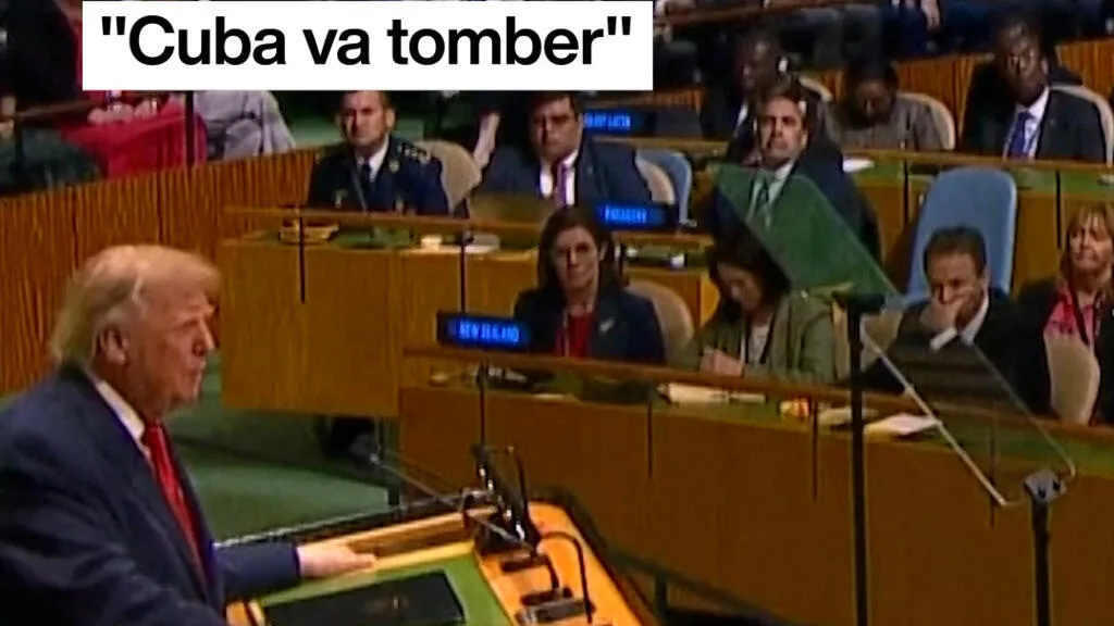 Donald Trump à l'ONU : Cuba "va tomber", la délégation quitte la salle
