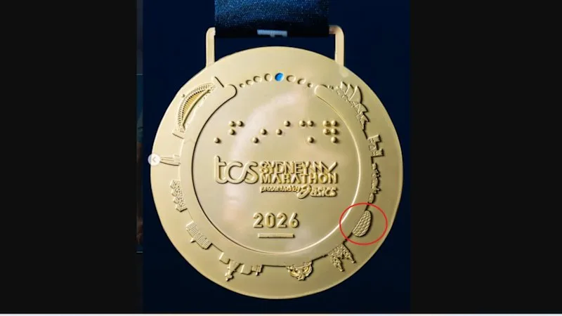 The medal that will put Sydney on the map. The wrong map