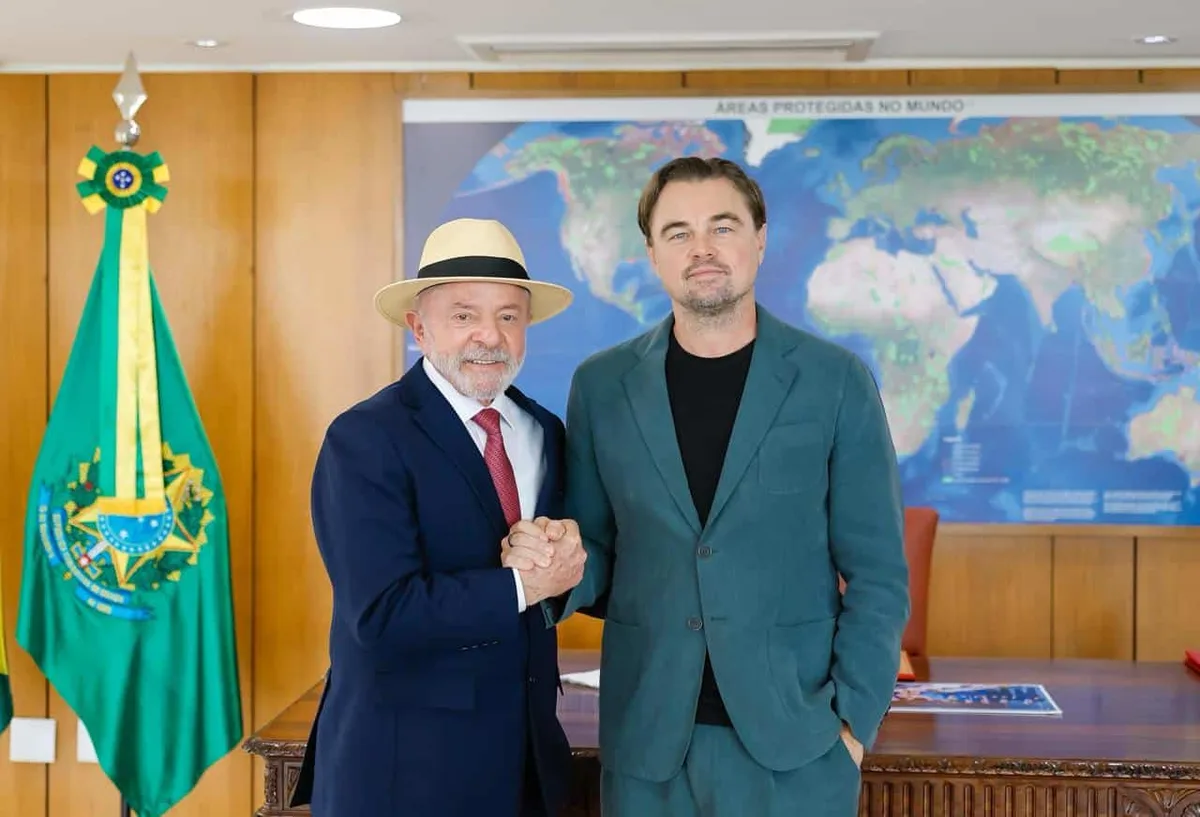 Lula revela o que conversou com Leonardo DiCaprio durante encontro com ator