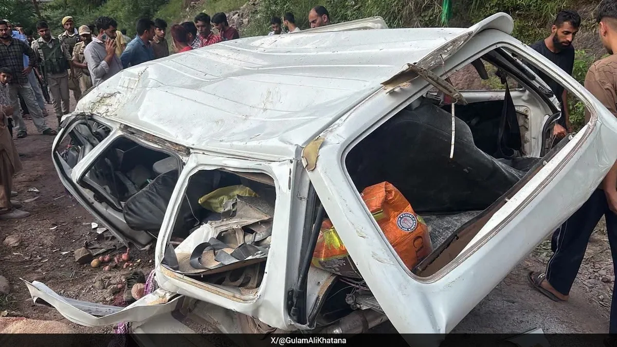 6 Dead After Car Veers Off Road, Falls In Ditch In J&K's Poonch