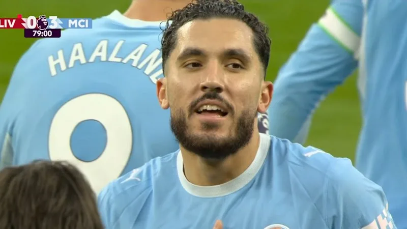 Anfield boos third Man City goal