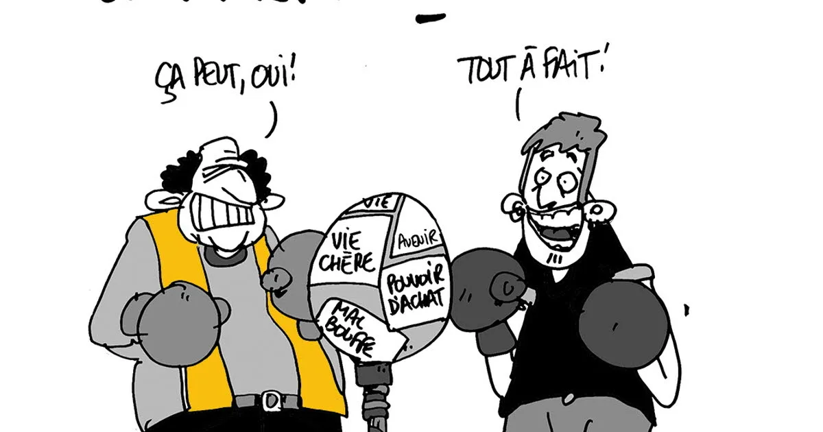 Humour. Le dessin du 17 octobre : vers un samedi noir si lycéens et Gilets jaunes s'unissent ?